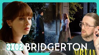 THEIR FIRST KISS  Bridgerton 3X02  How Bright the Moon Reaction [upl. by Decamp]