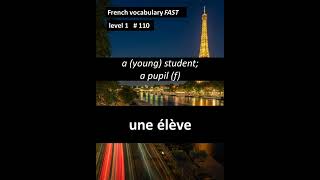 A STUDENT f  UNE ÉLÈVE french [upl. by Jefferson]