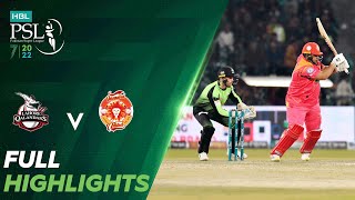 Full Highlights  Lahore Qalandars vs Islamabad United  Match 33  HBL PSL 7  ML2T [upl. by Tabber960]