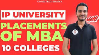 IPU MBA PLACEMENTS  Commerce Bhaiya [upl. by Siroved624]