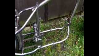 Building A Triumph Hardtail Chopper Frame amp JackShaft Part 4 [upl. by Rinee]