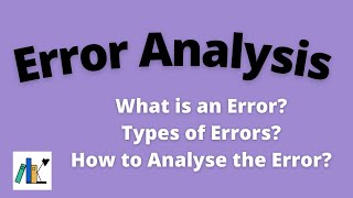 Error Analysis in Applied Linguistics  Errors and Types  Types of Errors in Linguistics [upl. by Alekal]