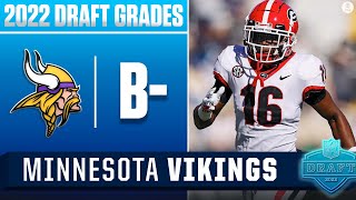 2022 NFL Draft Minnesota Vikings Overall Draft Grade I CBS Sports HQ [upl. by Berghoff617]