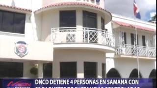 DNCD detiene 4 personas en Samaná con 58 paquetes de sustancias controladas [upl. by Nicol717]