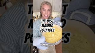 THE BEST MASHED POTATOES FOR THANKSGIVING 🥔🦃 mashedpotatorecipe thanksgiving thanksgivingdinner [upl. by Sorcim]