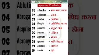 Words and Meanings  Vocabulary gs gk generalknowledgequiz shorts viralvideo english [upl. by Iralam]