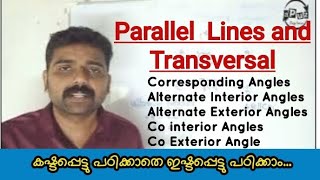 Parallel Lines and Transversal  Basic Maths [upl. by Chamkis]