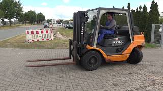 D3530  4500kg used Still R7045 Diesel forklift from 2003 [upl. by Marucci]