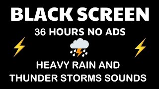 Fall Into A Deep Sleep With The Calming Sound Of Rain And Thunderstorm Ambiance [upl. by Sido]