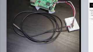 Temperatursensor DS1820 am Raspberry Pi mit Python auslesen [upl. by Usanis]