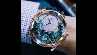 Jaquet Droz 雅克德罗 Tropical Bird Repeater J033033202 RetailCHF 626400 [upl. by Lithea]