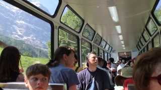 Train ride to the Eiger Mountain trail [upl. by Conal]