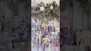 DIY advent calendar idea 🎀 adventcalendar christmasdecor diycrafts christmascrafts coquette [upl. by Salbu]