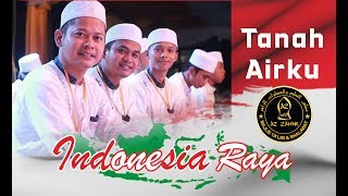 Tanah Airku Indonesia Raya terbaru Lirik Az Zahir  Lantunan Sholawat [upl. by Iad448]