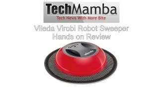 Techmambacom  Vileda Virobi Robot Sweeper Review [upl. by Acissj252]