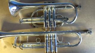 Trumpet vs Cornet  discussion and demonstration [upl. by Hawk586]