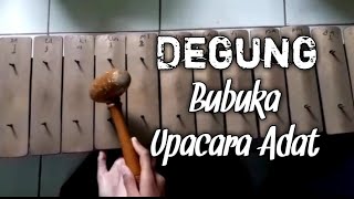 Gending Bubuka Upacara Adat Degung Sunda  Notasi Gamelan [upl. by Etnohs]