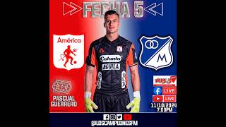 🇵🇪🎙️ América de Cali Vs Millonarios 🔊⚽ [upl. by Brackett]