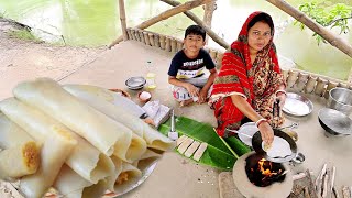 ঠান্ডা ঠান্ডা শীতে গরম গরম খিরসা পাটিসাপটা পিঠা খেয়ে মজাই আলাদাbengali pitha recipe [upl. by Aleirbag336]