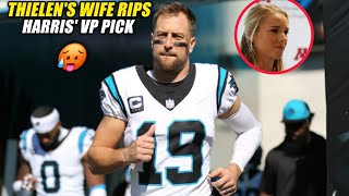 Adam Thielens Wife Blasts VP Choice Terrible News 😱 [upl. by Zehc]