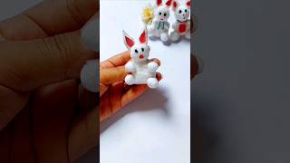 handmade cute doll 🐰🐭 🐺🦊 cotton doll diy doll creative handmade craft short viralvideo [upl. by Leanora]