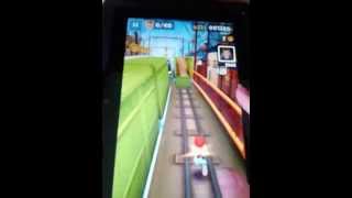 Subway Surfers How to stumble into 15 barriers [upl. by Krm]