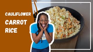 Cauliflower carrot rice [upl. by Irama]