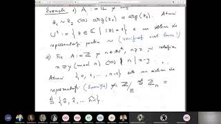 Curs 6 Algebra I relatii de echivalenta Legi de compozitie [upl. by Bullock]