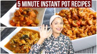 5 Minute Instant Pot Recipes  Top 3 Dump amp Go Chicken Dishes [upl. by Emlin803]