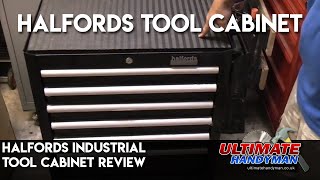 Halfords industrial tool cabinet review [upl. by Solis]