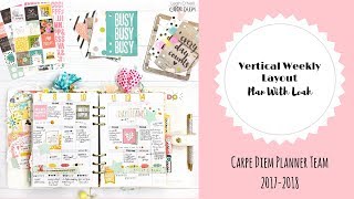 Plan With Me  A5 Carpe Diem Planner  Whimsical Vertical [upl. by Philemol]