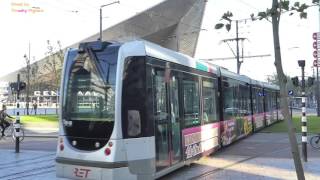 Trams in Rotterdam Netherlands [upl. by Pearce248]