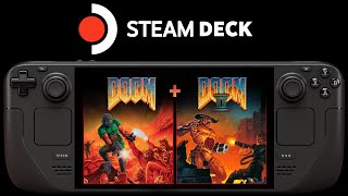 DOOM  DOOM 2 Steam Deck  ALL 8 GAMES  2024 Remasters  SteamOS 36 [upl. by Siddon]