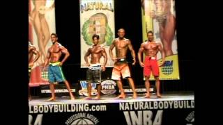 INBA PNBA Mens Physique Quarter turns and manditory posing performed at the 2013 Natural Olympia [upl. by Yecaw]