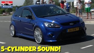 Ford Focus RSST 5Cylinder Turbo SOUND Compilation [upl. by Grevera]