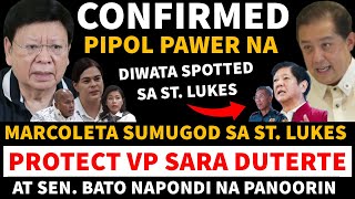 BREAKING NEWS SEN BATO AT MARCOLETA NAPUNDI NA NAPASUGOD SA ST LUKES PROTECT VP SARA [upl. by Also]