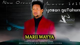 Yoosan Getahun quotMARII WAYYAAquot New 2024 Ethiopian Oromo music [upl. by Vergil]