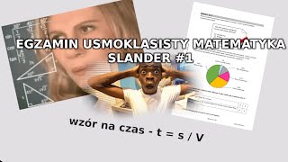 EGZAMIN ÓSMOKLASISTY MATEMATYKA SLANDER [upl. by Seyer]