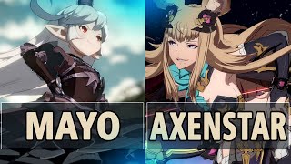 GBVSR🔥Mayo Charlotta Vs Axenstar Metera🔥 High Level Gameplay [upl. by Halsey]