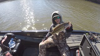 Lake Wedowee January Bass Fishing 2021 [upl. by Kalvn]