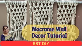 Macrame Wall Decor videoyoutube viralvideo macramecreation macrametutorial macrame diy [upl. by Llenrahc]