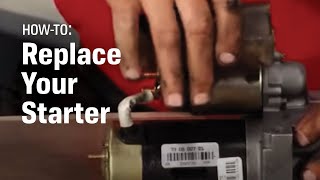 AutoZone Car Care How to Replace Your Starter [upl. by Balliol]