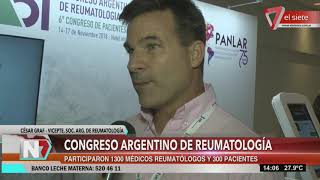 Congreso de Reumatología cobertura de Canal 7 Mendoza [upl. by Cohlier]