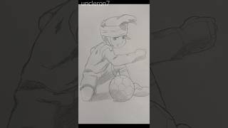 Endou Mamoru Traditional Animation Sketch shorts animation anime sketch inazumaeleven [upl. by Asalocin]