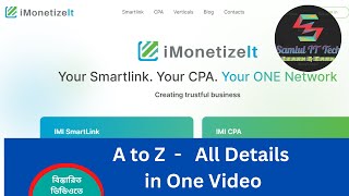 iMonetizeIt Networks approved and iMonetizeIt all details in one video  Bangla tutorial [upl. by Rudolfo]