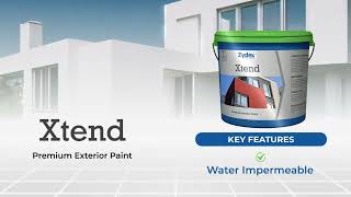 Premium Exterior Paint  Xtend  Zydex Paints [upl. by Beitris]