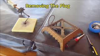 How To Disassemble an Antique Benjamin Floor Lamp Art Deco [upl. by Mich]