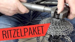 Fahrrad Ritzelpaket wechseln  Detaillierte Reparatur  Fahrradorg [upl. by Deaner]