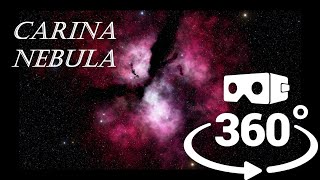 CARINA NEBULA 360 VIDEO  SPACE 360 VIDEO  360 VIDEO [upl. by Anirrehs]