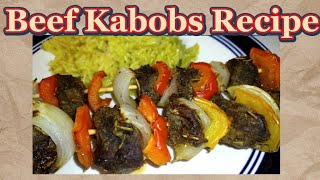 How To Make Beef Kabobs in the Oven  Easy Beef Kabobs Recipe Delicious [upl. by Githens807]